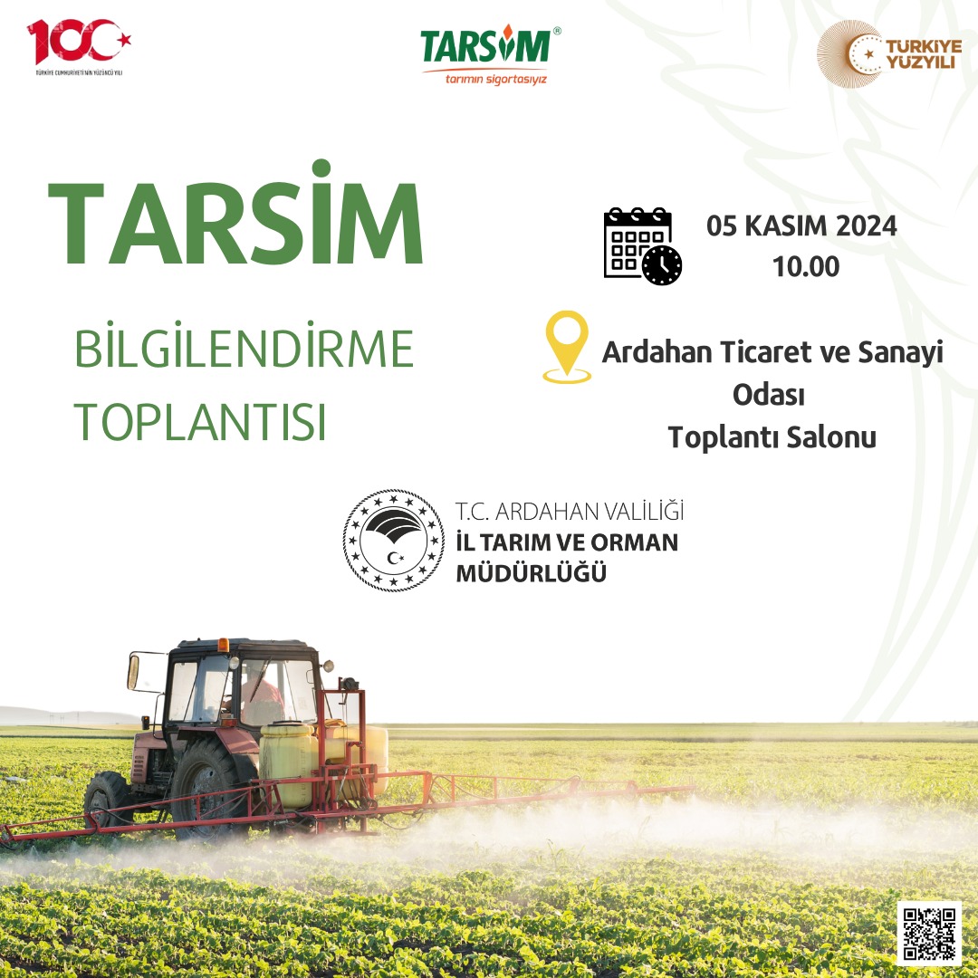 TARSİM BİLGİLENDİRME TOPLANTISI