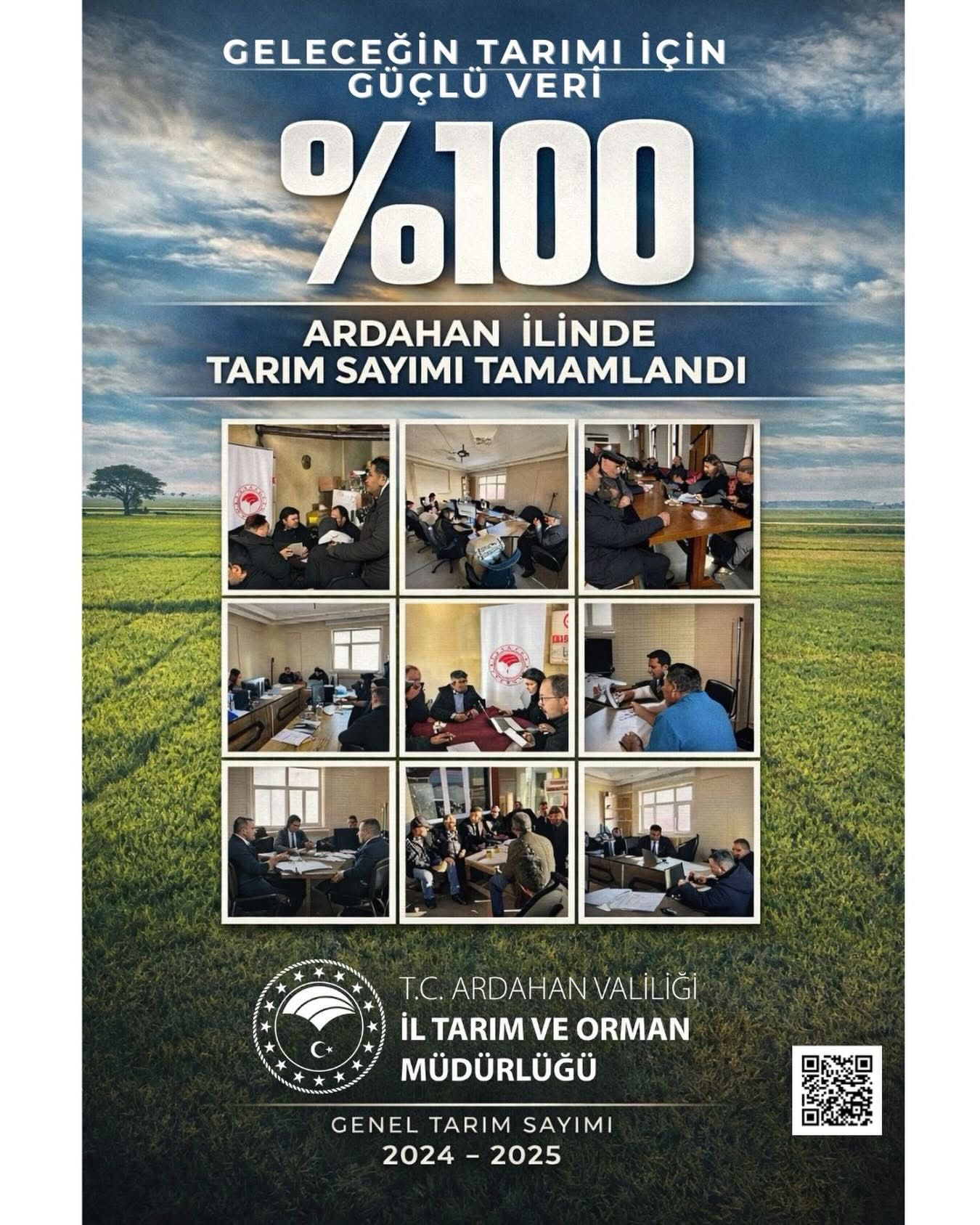 Genel Tarım Sayımı Tamamlandı