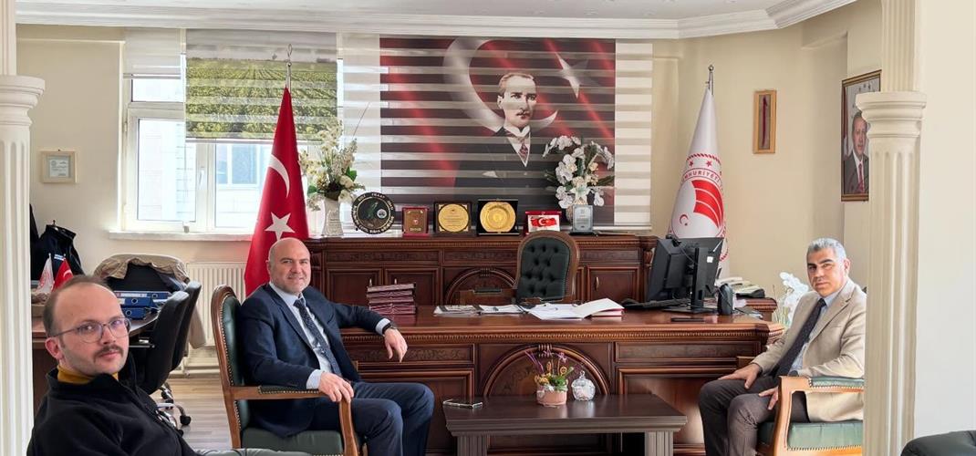 GENEL SEKRETERDEN İL MÜDÜRÜMÜZE ZİYARET